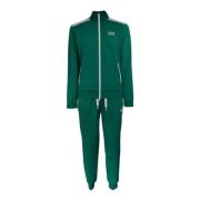 Groen Katoenen Trainingspak Emporio Armani EA7 , Green , Heren