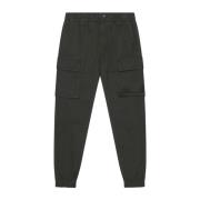 Cargo Broek Zwart Elastische Enkels Antony Morato , Black , Heren