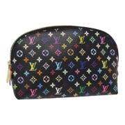 Pre-owned Canvas pouches Louis Vuitton Vintage , Black , Dames