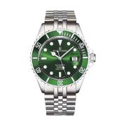 Heren Automatisch Duikhorloge Zilver, Groen 42 mm 17571.2229 Revue Tho...