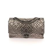 Pre-owned Leather chanel-bags Chanel Vintage , Gray , Dames