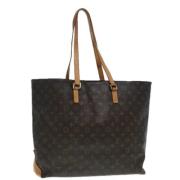 Pre-owned Canvas totes Louis Vuitton Vintage , Brown , Dames