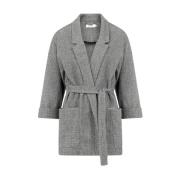 Stijlvolle Blazer Glenn Knit-ted , Gray , Dames