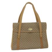 Pre-owned Leather gucci-bags Gucci Vintage , Beige , Dames