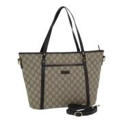 Pre-owned Canvas gucci-bags Gucci Vintage , Beige , Dames