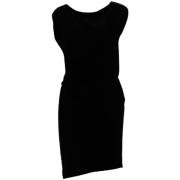 Pre-owned Velvet dresses Jil Sander Pre-owned , Black , Dames