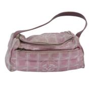 Pre-owned Nylon chanel-bags Chanel Vintage , Pink , Dames