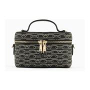 Grafische Logo Zwarte Persoonlijke Accessoires Tas Emporio Armani , Bl...