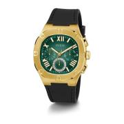 Heren Multifunctionele Headline Horloge Zwart, Goud 42 mm Gw0571G3 Gue...