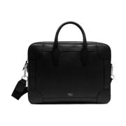 Klassieke Leren Laptoptas Mulberry , Black , Dames