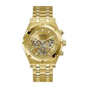 Herenhorloge Continental goud Gw0260G4 44mm Guess , Yellow , Heren