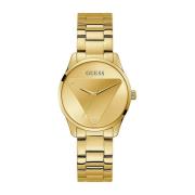 Dames armbandhorloge Embleem goudkleurig 36 mm Guess , Yellow , Dames