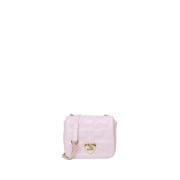 Roze Schoudertas met Gouden Details Moschino , Pink , Dames