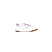 Vintage witte en paarse sneakers Vans , Purple , Dames