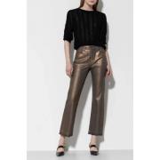 Glanzende Roségouden Gecoate Dames Jeans Luisa Cerano , Brown , Dames