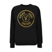 Truien Versace Jeans Couture , Black , Dames