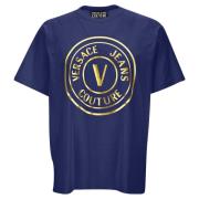 T-shirts en Polos Versace Jeans Couture , Blue , Heren