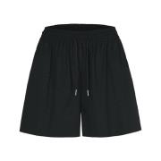 Zwarte kristalversierde dames shorts Riani , Black , Dames