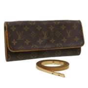 Pre-owned Canvas louis-vuitton-bags Louis Vuitton Vintage , Brown , Da...