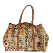 Pre-owned Canvas prada-bags Prada Vintage , Beige , Dames