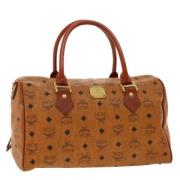 Pre-owned Leather handbags MCM Pre-owned , Brown , Dames