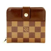 Pre-owned Canvas wallets Louis Vuitton Vintage , Brown , Dames