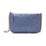 Rugpijn Leren Etui TAS Maliparmi , Blue , Dames