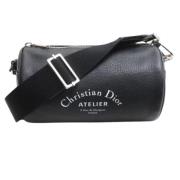 Pre-owned Leather dior-bags Dior Vintage , Black , Dames