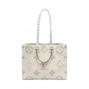 Pre-owned Canvas louis-vuitton-bags Louis Vuitton Vintage , Beige , Da...