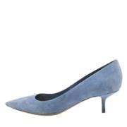 Pre-owned Suede heels Dior Vintage , Blue , Dames