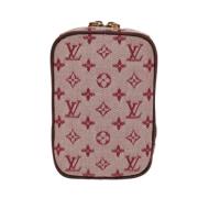 Pre-owned Canvas clutches Louis Vuitton Vintage , Pink , Dames