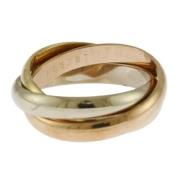 Pre-owned Rose Gold rings Cartier Vintage , Yellow , Dames