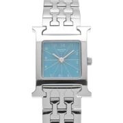 Pre-owned Stainless Steel watches Hermès Vintage , Blue , Dames