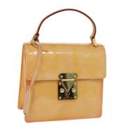 Pre-owned Leather louis-vuitton-bags Louis Vuitton Vintage , Yellow , ...