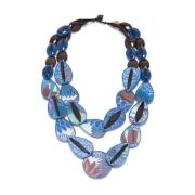 Capsule Bloem Ketting Maliparmi , Blue , Dames