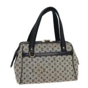 Pre-owned Canvas handbags Louis Vuitton Vintage , Blue , Dames