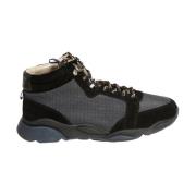 Grijze High Top Sneakers Zespà , Gray , Heren