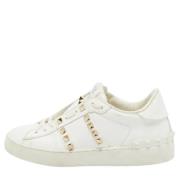 Pre-owned Leather sneakers Valentino Vintage , White , Dames