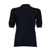 Turtle Neck Pullover Korte Mouw Roberto sarto , Black , Dames