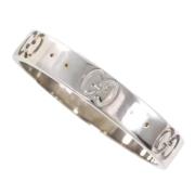 Pre-owned Silver rings Gucci Vintage , Gray , Dames