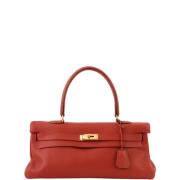 Pre-owned Canvas handbags Hermès Vintage , Red , Dames