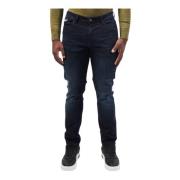 Zwarte Jeans 5-Pocket Donkere Wassing YES ZEE , Black , Heren