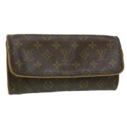 Pre-owned Canvas louis-vuitton-bags Louis Vuitton Vintage , Brown , Da...