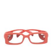 Pre-owned Acetate sunglasses Gucci Vintage , Orange , Dames