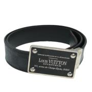 Pre-owned Canvas belts Louis Vuitton Vintage , Gray , Heren