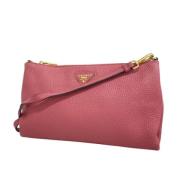 Pre-owned Leather prada-bags Prada Vintage , Pink , Dames