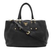 Pre-owned Leather prada-bags Prada Vintage , Black , Dames