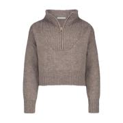 Boxy Beau Pullover By-Bar , Beige , Dames