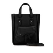 Pre-owned Leather dior-bags Dior Vintage , Black , Dames