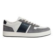 Grijze Suède Sneakers Aw24 Hogan , Gray , Heren